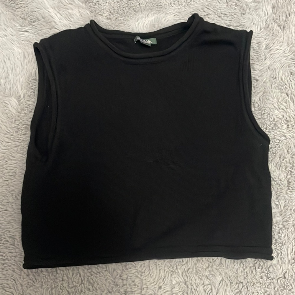 WILD FABLE Womens Lightweight Black Sweater Vest, Size S